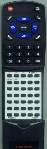 AUDIOVOX RTSJC9624REV1 Replacement Remote
