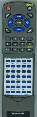 SANSUIINSERT SLED6520 Replacement Remote