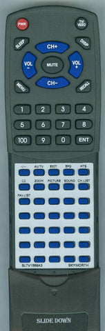 SKYWORTH RTSLTV1569A3 Replacement Remote