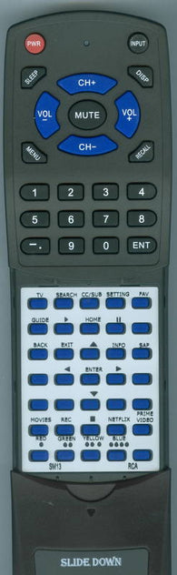 RCA RWOSU6547 B Replacement Remote