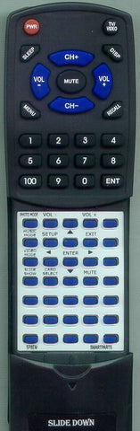 SMARTPARTS SP8EM Replacement Remote