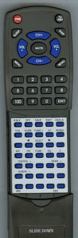 BK AV7.1 Replacement Remote Control