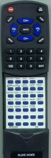 AIWA SRCDW700M00 Replacement Remote
