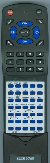 ECHOSTAR SRD4000 Replacement Remote