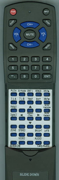 CARYAUDIO SSREMCIN6 Replacement Remote