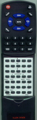SIRIUS ST1 Replacement Remote