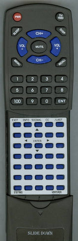 VENTURER RTSTB7766G Replacement Remote