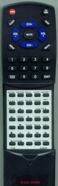 AUDIOVOX STS25B Replacement Remote