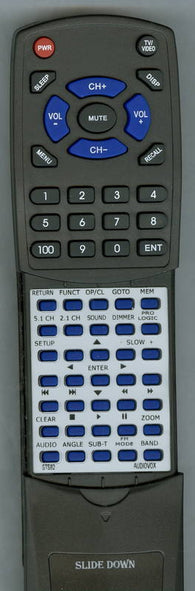 AUDIOVOX RTSTS82 Replacement Remote