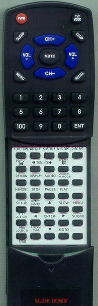AUDIOVOX RTSTS93 Replacement Remote