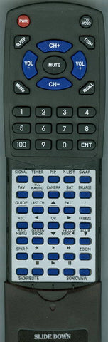 SONICVIEW SV360ELITE Replacement Remote