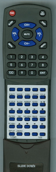 TVIEW T127DVFD Replacement Remote