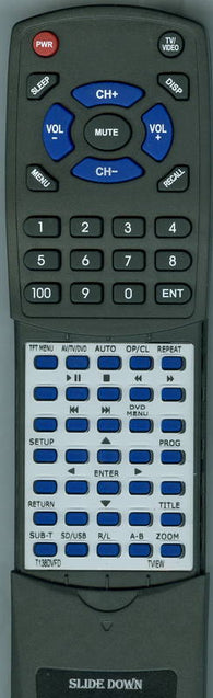 TVIEW T138DVFD Replacement Remote