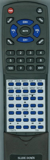 TVIEW T17DVFDTN Replacement Remote