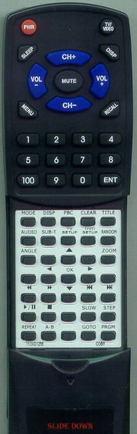 COBY TFDVD1256 Replacement Remote