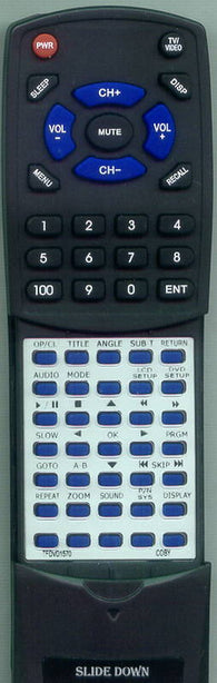 COBY TFDVD1570 Replacement Remote