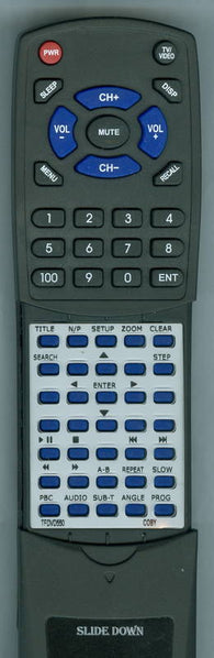 COBY TFDVD530 Replacement Remote