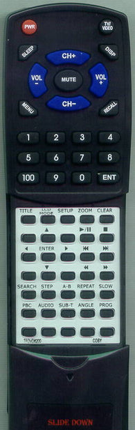 COBY TFDVD6200 Replacement Remote