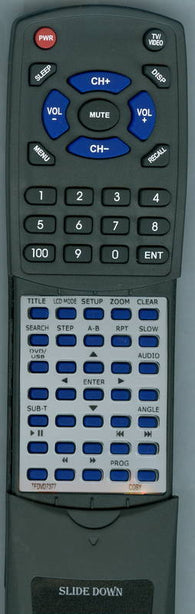 COBY TFDVD7377 Replacement Remote