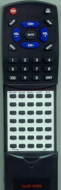 COBY TFTV2007 Replacement Remote