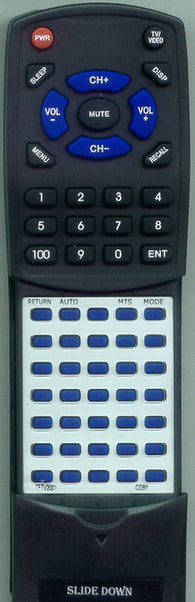 COBY TFTV2001 Replacement Remote