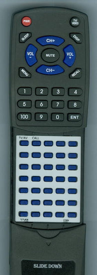 COBY TFTV705 Replacement Remote