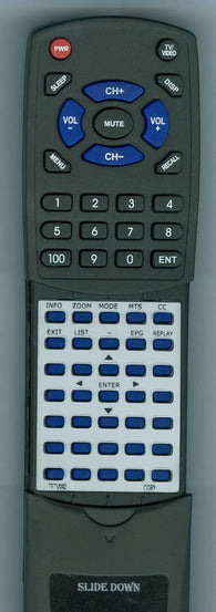 COBY TFTV992 Replacement Remote