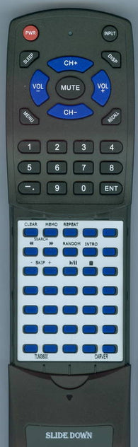 CARVER RTTLM3600 Replacement Remote