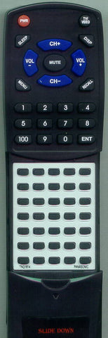 PANASONIC RTTNQ1614 Replacement Remote