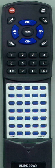 PANASONIC RTTNQ2492 Replacement Remote