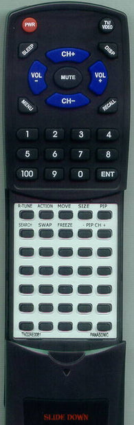 PANASONIC TNQ2AE003 Replacement Remote