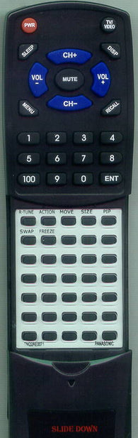 PANASONIC TNQ2AE007-1 Replacement Remote