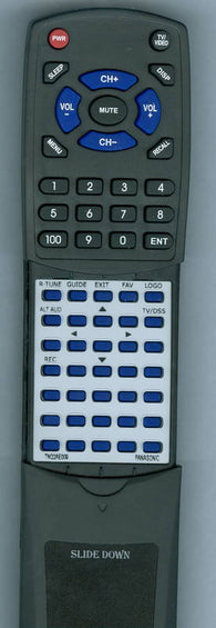 PANASONIC TNQ2AE008 Replacement Remote
