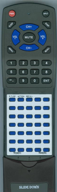 PANASONIC RTTNQ2AE012 Replacement Remote