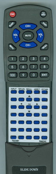 PANASONIC TNQ4CM051 Replacement Remote