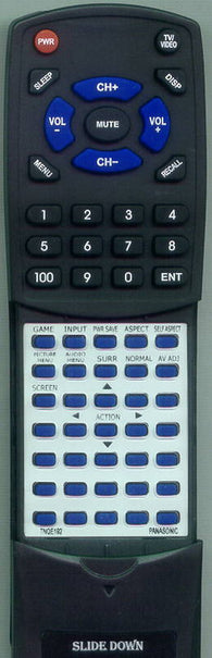 PANASONIC RTTNQE192 Replacement Remote