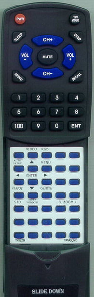 PANASONIC RTTNQE239 Replacement Remote
