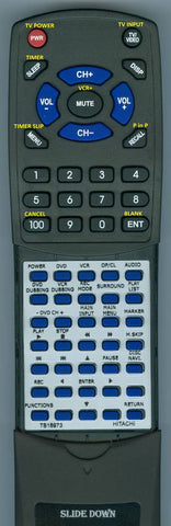 HITACHIINSERT RTTS18973 Replacement Remote