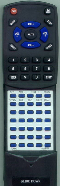GRANDTEC TUN2000 Replacement Remote