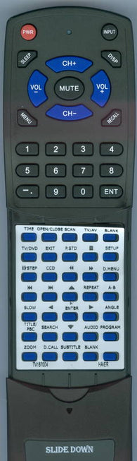 HAIER TV187004 Replacement Remote