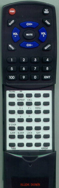 NORCENT TV2022 Replacement Remote