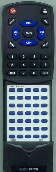 DURABRAND TV-5620-01 Replacement Remote