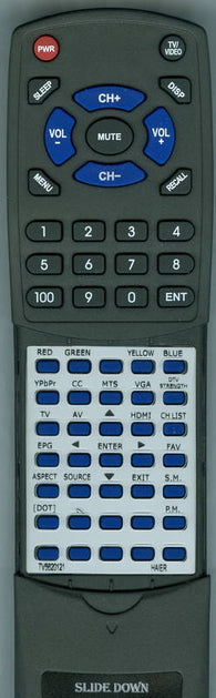 HAIER TV5620121 Replacement Remote