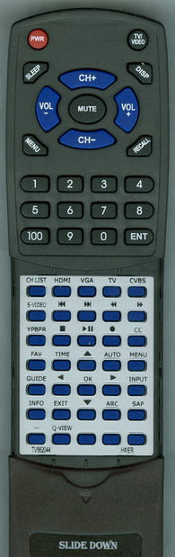 HAIER TV-5620-44 Replacement Remote
