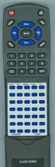 HAIER TV-5620-49 Replacement Remote
