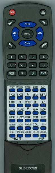 HAIER TV562075 Replacement Remote