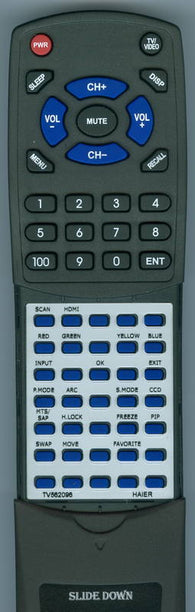 HAIER TV562096 Replacement Remote