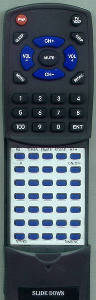 PANASONIC TZPR1402 Replacement Remote