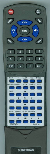 PANASONIC RTTZZ00000005A Replacement Remote