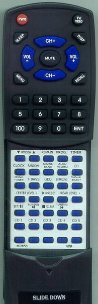 AIWA U0070052U Replacement Remote